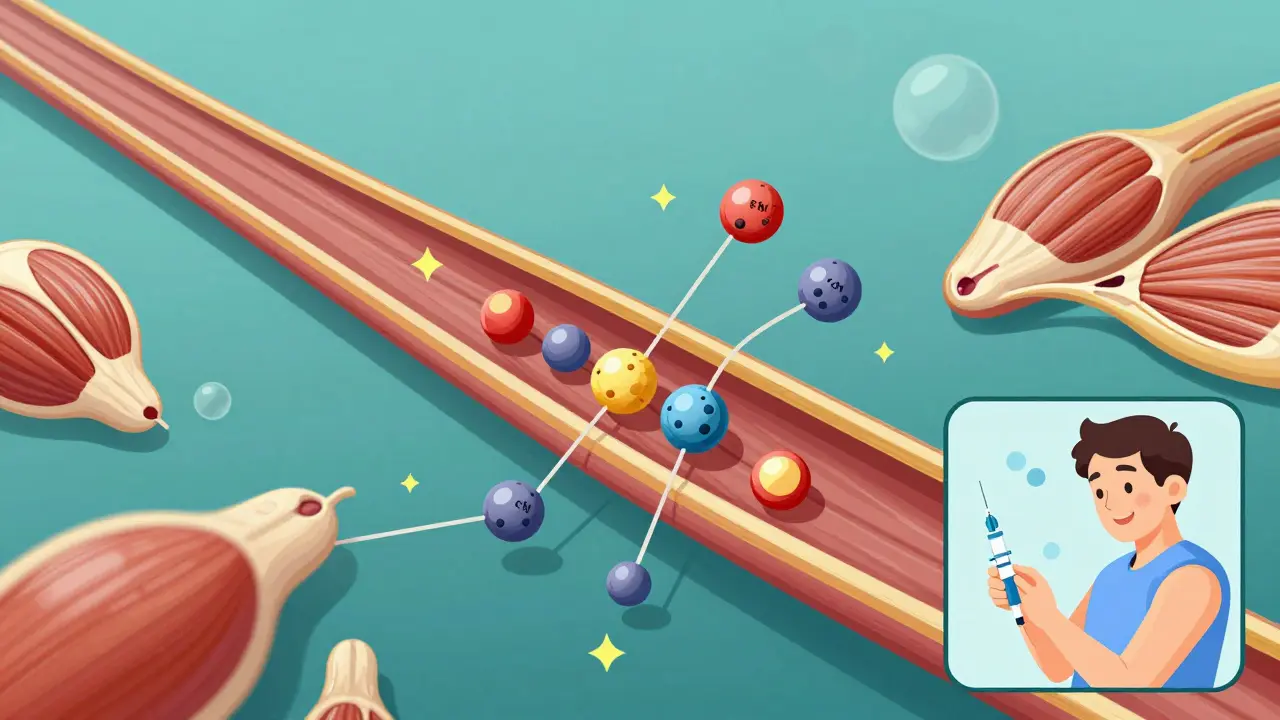 FcRn inhibitors removing harmful antibodies from blood while receptors heal.