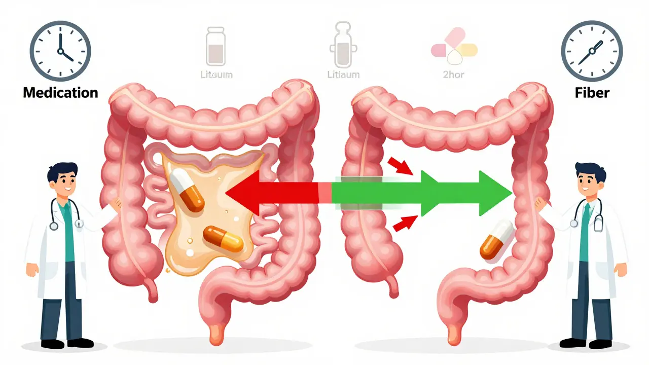 Fiber Supplements and Constipation: When to Take Them With Medications