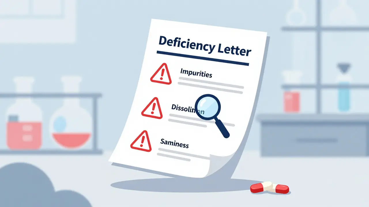 FDA Deficiency Letters in Generic Drug Applications: Common Findings and How to Avoid Them