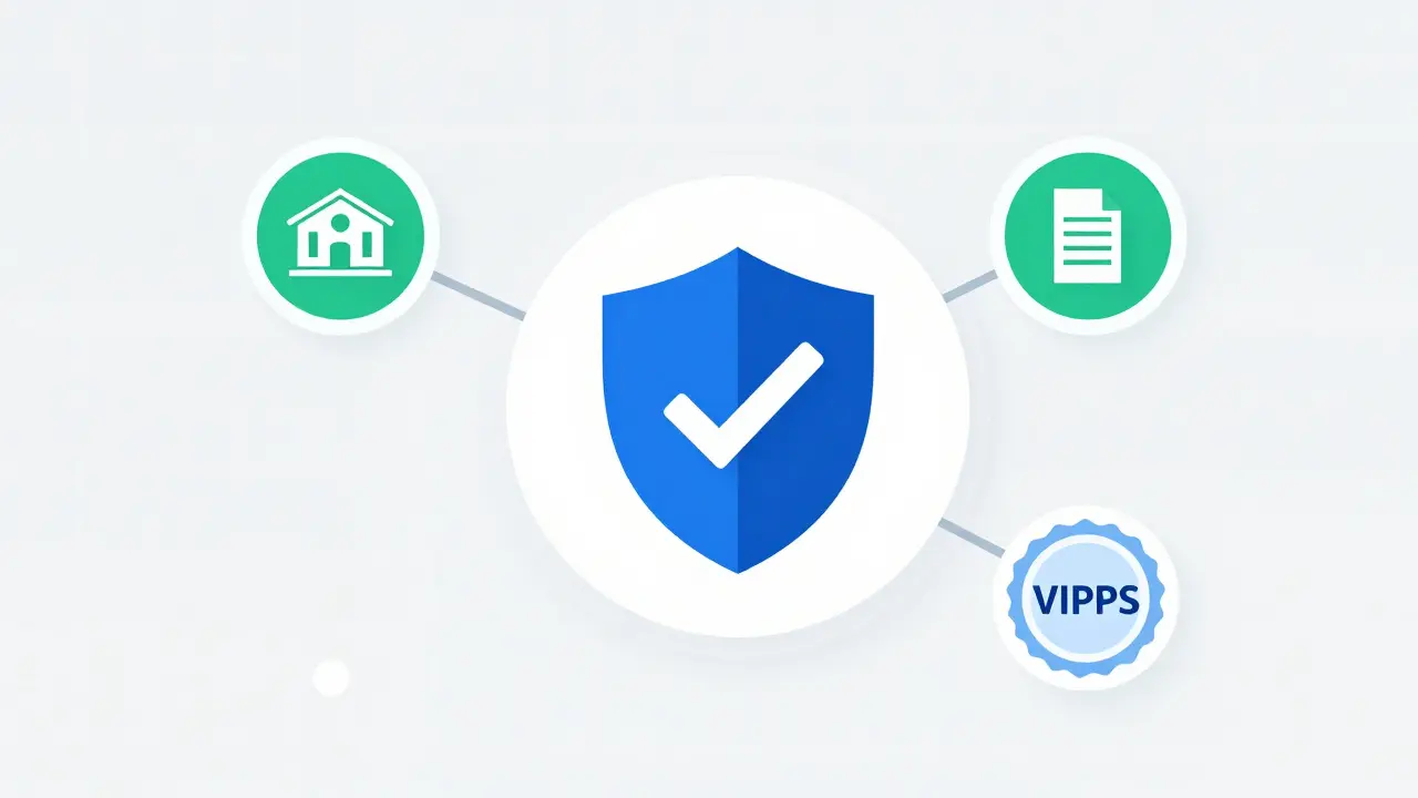 Schematic of safety verification steps for online pharmacies
