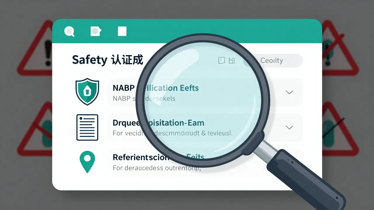 Technical drawing of safety checks: verification seals and prescription requirements